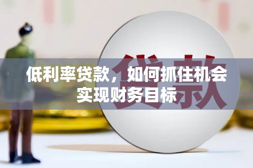 大化低利率贷款，如何抓住机会实现财务目标