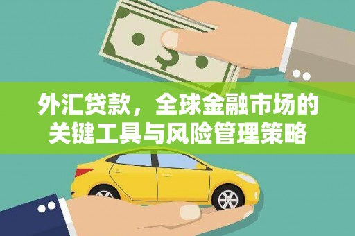 大化外汇贷款，全球金融市场的关键工具与风险管理策略