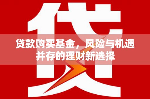 大化贷款购买基金，风险与机遇并存的理财新选择