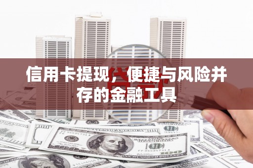 大化信用卡提现，便捷与风险并存的金融工具