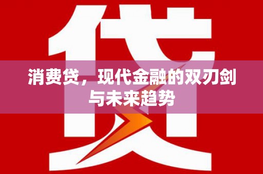 大化消费贷，现代金融的双刃剑与未来趋势