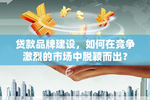 大化贷款品牌建设，如何在竞争激烈的市场中脱颖而出？