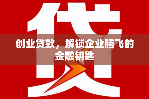 大化创业贷款，解锁企业腾飞的金融钥匙