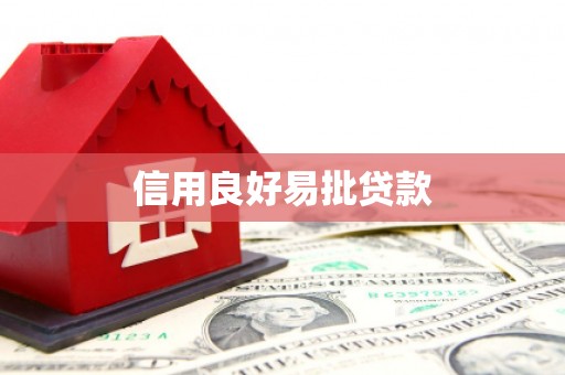 大化信用良好易批贷款
